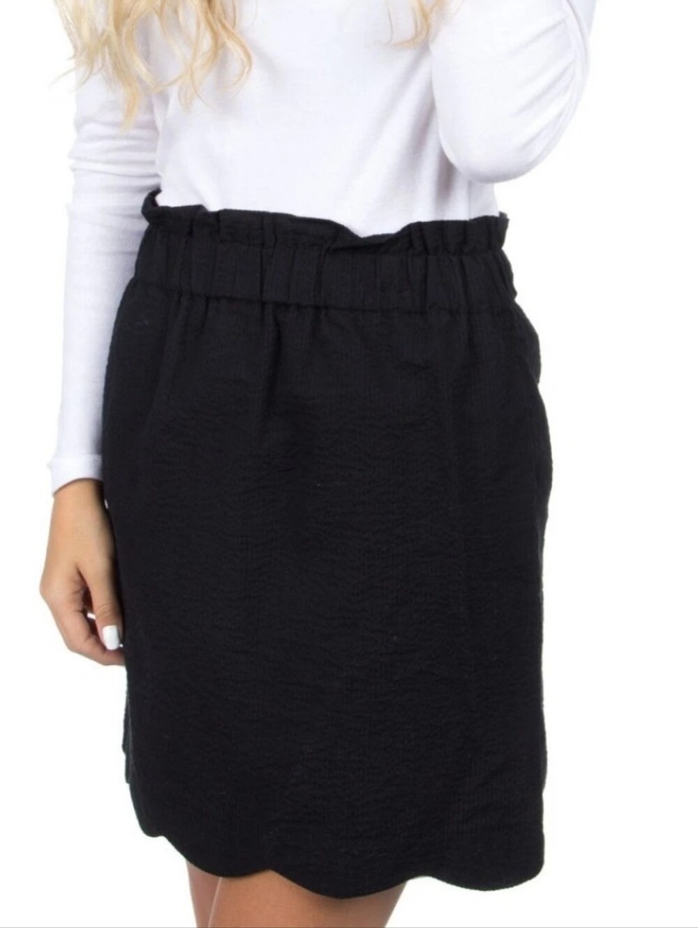 Lauren James Seersucker Skirt S